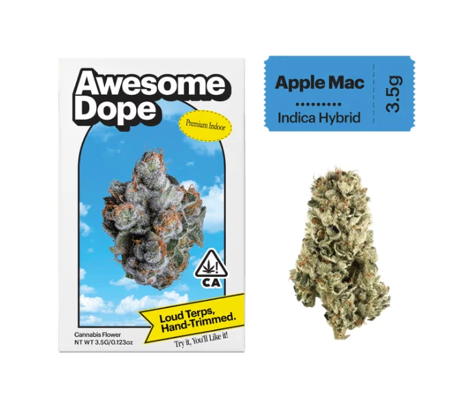 Awesome Dope - Awesome Dope | Apple Mac | Indoor Flower 3.5g Indica Hybrid Main Image