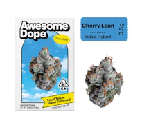 Awesome Dope |Cherry Lean | indoor Flower 3.5g Indica Hybrid