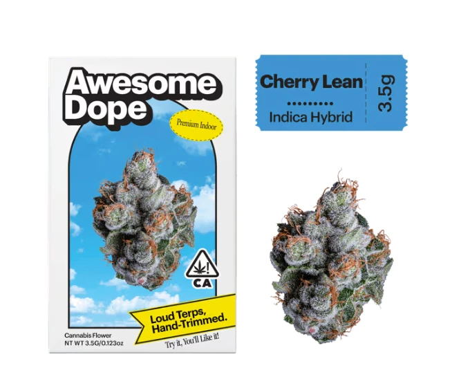 Awesome Dope - Awesome Dope |Cherry Lean | indoor Flower 3.5g Indica Hybrid Main Image