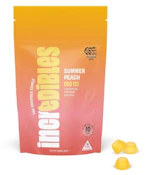 Summer Peach Gummies- 100MG THC | Incensored