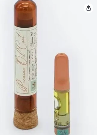 Ruby Farms - E40 Ruby Farms Blue Dream Live Resin Infused 510 Cart 1g Main Image