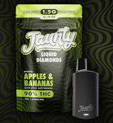 C21 Jaunty Apples & Bananas Liquid Diamonds Vape 1.5g