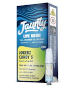 D47 Jaunty Jokerz Candy 5 Live Rosin 510 Cart .5g