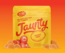 C53 Jaunty Orange Swirl Solventless Hash Gummies 2pk