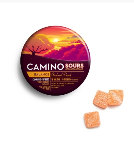 Camino | Sour Orchard Peach (Balance) - 100mg Edible