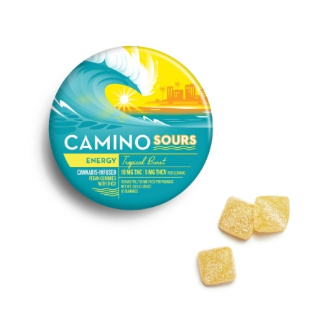 Camino | Sour Tropical Burst (Energy) - 100mg Edible