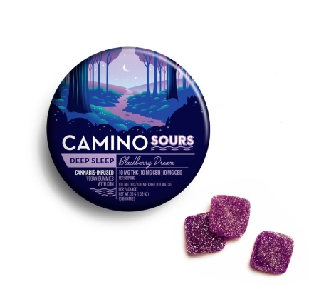 Camino | Sour BlackBerry Dream (Deep Sleep) - 100mg Edible