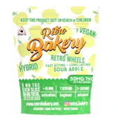 Retro Bakery- Sour Apple Wheels (50mg)