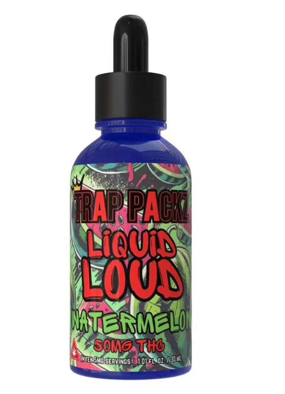 Trap Packz - Trap Packz- Liquid Loud (Watermelon) 50mg THC Main Image