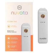 Nuvata Flow Disposable - Apricot Flow - (THC:CBD 1:1) .5g