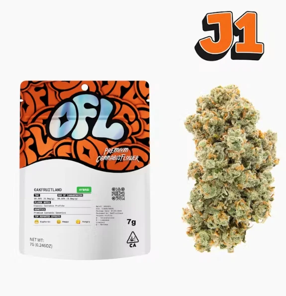 Oakfruitland (OFL) - Oakfruitland - Flower - J1 - 7g Main Image