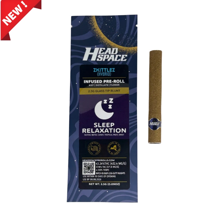 Head Space | Zkittlez Infused w/ Glass Tip - 2.5g Preroll