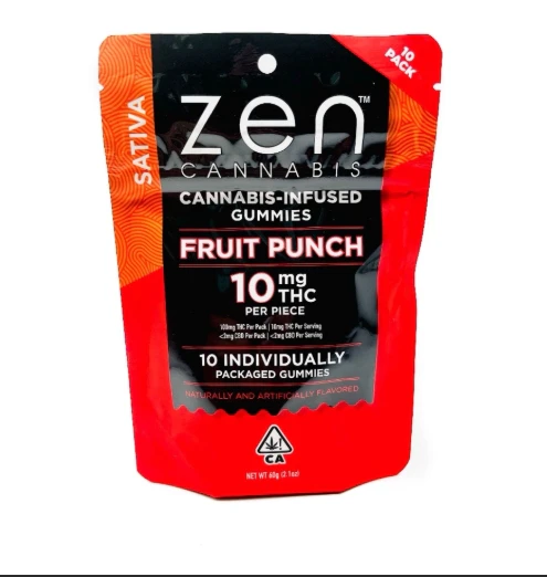 Zen - ZEN | Sativa Fruit Punch | Gummy 100mg Main Image