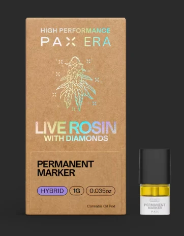 PAX - PAX - Permanent Marker - Live Rosin with Diamonds - 1g - Pod Main Image