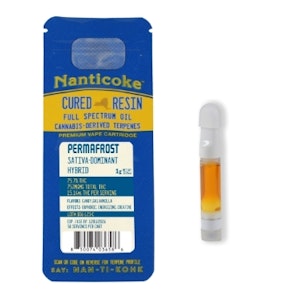 Nanticoke - A57 Nanticoke Permafrost Cured Resin Full Spectrum 510 Cart 1g