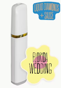 DISTRICT CANNABIS - Florida Wedding Liquid Diamonds and Sauce 1G Vape Disposable