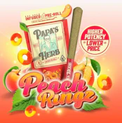 Papa's Herb | Peach Ringz | (I) Infused Preroll (1g)