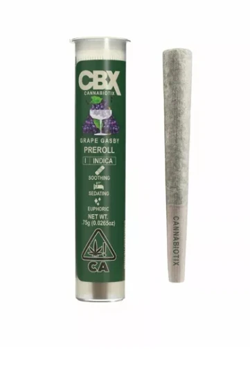 CBX: Cannabiotix - CBX | Grape Gasby | .75g Main Image