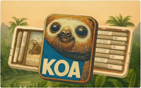 KOA CANNABIS CO. - Infused Prerolls - Blue Dream x Super Lemon Haze - Live Resin -  10PK - 3.5G