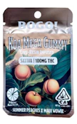 KOA CANNABIS CO. - Edible - Summer Peaches x Maui Wowie - Single - Live Resin - 100MG
