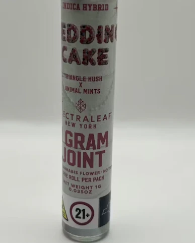 ElectraLeaf - Wedding Cake -Hybrid- 20.92% THC | (Pre-Roll) 1g | Electraleaf        -ac6 BACK