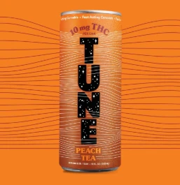 Tune - Z20 Tune (Single) Peach Tea 10MG THC Main Image