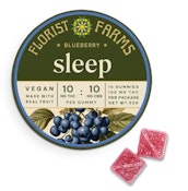 C26 Florist Farms Blueberry Sleep Gummies 10pk