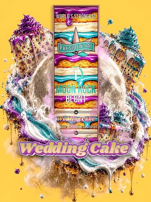 Presidential - Presidential - Moon Rock Blunt - Wedding Cake - 1.5g (inactive) Main Image