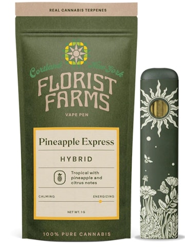Florist Farms - Pineapple Express | Hybrid | Vape Pen 1g AIO | Florist Farms |  -qq4