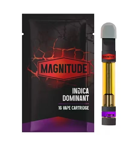 Magnitude - Master Kush -Indica- 89.37% THC | 1g (Vape Cartridge) | Magnitude   -o1  front