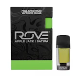 Apple Jack -Sativa- 94.0% THC |  1g Melted Diamond Live Resin (Vaporizer Reload)  | Rove    -G9 Front