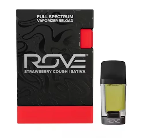 ROVE - Strawberry Cough -Sativa- 88.90% THC |1.0g Melted Diamond Live Resin (Vaporizer Reload) | Rove  --G9 Middle 