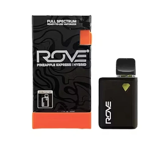 ROVE - Pineapple Express -Hybrid- 90.00% THC | .5g Live Resin Diamond Minibar Ready To Use (Vaporizer) | Rove    -J8 Middle 2