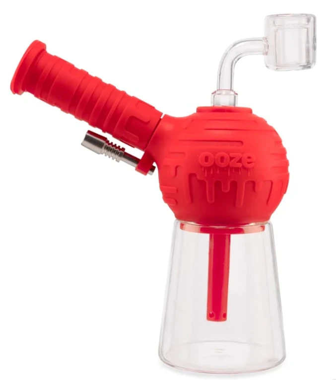 Ooze - Ooze Blaster Silicone Glass 4-in-1 Hybrid Water Pipe and Dab Straw Main Image