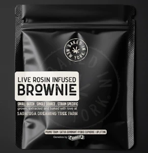Baked in NY - Baked in NY - Pound Town Live Rosin Infused Brownie - 10mg