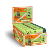 Zig-Zag - King Size Organic Hemp Cones - 3pk