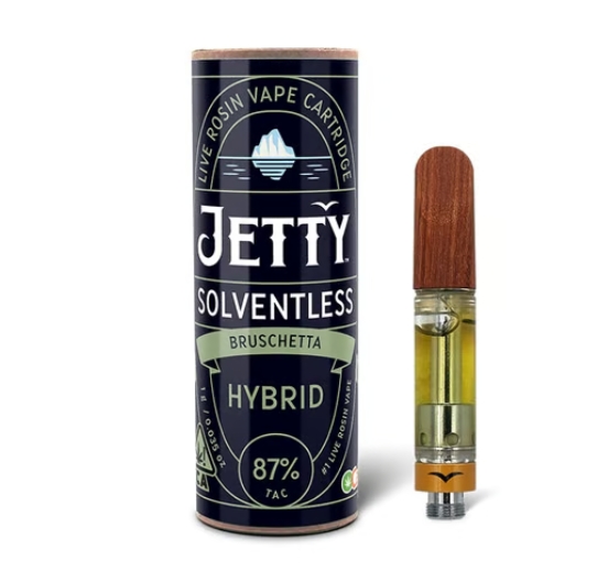 Jetty - Bruschetta - Live Rosin Cartridge 1g 510 - Vape