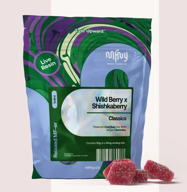 MFNY - MFNY - Wild Berry x Shiskaberry - Live Resin - 100mg - 10mg x 10ct - Edibles Main Image