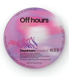OFF HOURS - Off Hours - Daydream - Pink berry (10mg) - 100mg - Edible