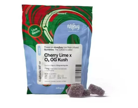 MFNY - F9 MFNY Cherry Lime X O2 OG Kush Live Resin Gummies 10pk Main Image