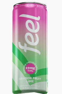 Feel Drinks - Feel | Dragon Fruit Lime | 10 mg THC / 30mg Green Tea Leaf -12 FL OZ