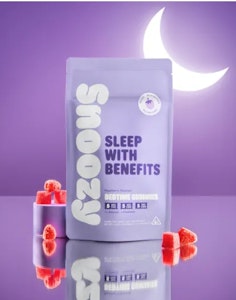 Snoozy - D28 Snoozy Sleep with Benefits: Bedtime Raspberry Edible 20pk
