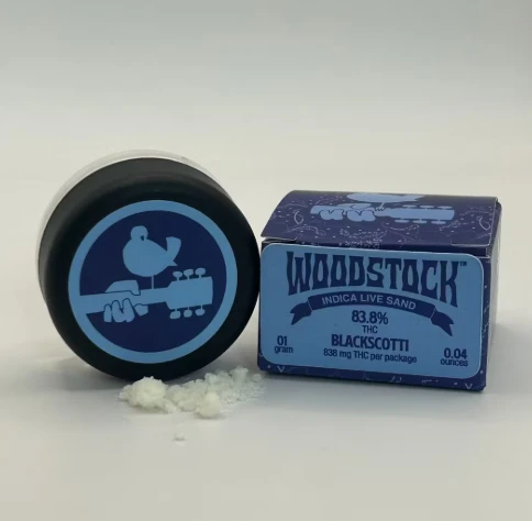 Woodstock Heritage Strains - Woodstock - Black Scotti - Live Sand - 1g Main Image
