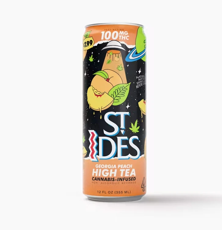 ST IDES - St. Ides - Drink - Georgia Peach Tea - 100mg Main Image