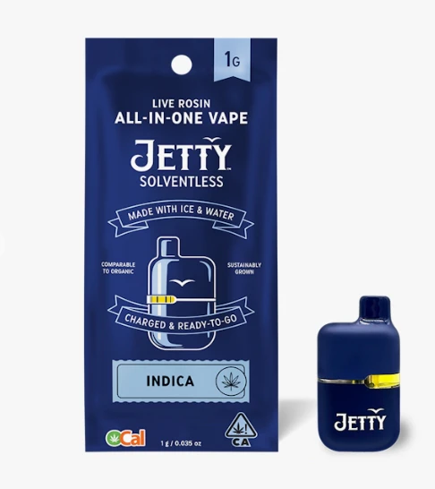 Jetty Extracts - Jetty | Banana Punch | 1g Mini Tank Vape AIO OCal Solventless Banana Punch (I) Main Image