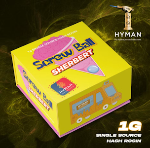 HYMAN - Hyman - Screwball Sherbert 1G Rosin