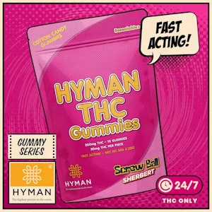 HYMAN - Hyman - Screwball Sherbert Gummies 200MG (10x20MG)