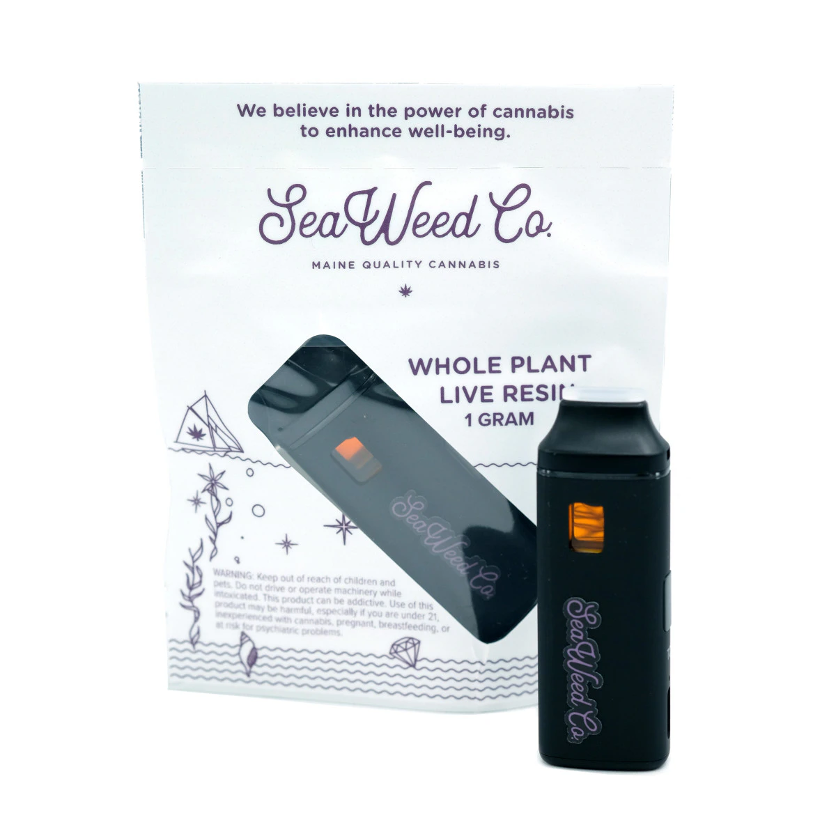 SeaWeed Co. - SeaWeed | GMO | Live Resin Disposable | 1g [IH] Main Image