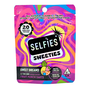 Selfies - Selfies - Selfies Sweeties - Fruit Punch Tarts - Edibles - 20pk - 100mg