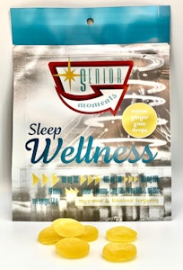 Senior Moments - Sleep Wellness Lemon Ginger Gummies 20 Pack | Senior Moments | Edible